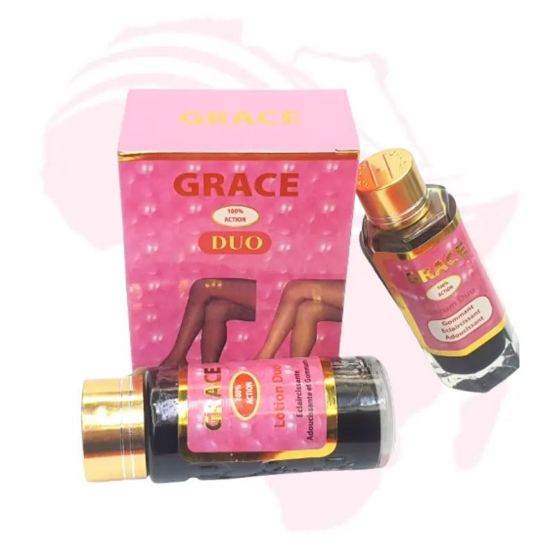 Grace Duo Lotion & Serum – Dark Knuckles Remover Set for Clear, Even, and Radiant Skin | Brightening & Moisturizing Treatment