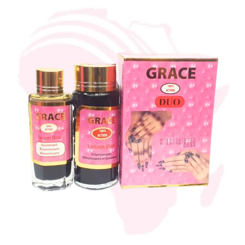 Grace Duo Lotion & Serum – Dark Knuckles Remover Set for Clear, Even, and Radiant Skin | Brightening & Moisturizing Treatment