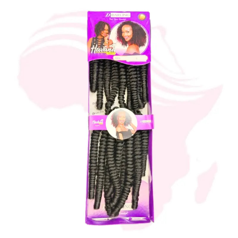 Darling Havana Curl Crochet Braiding Hair – Soft & Natural Twist Curls | Lightweight & Long-Lasting