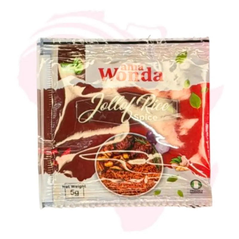 AmaWonda Jollof Rice Spice – 5g All-Natural Seasoning Blend for Authentic Jollof, Stews & Rice Dishes