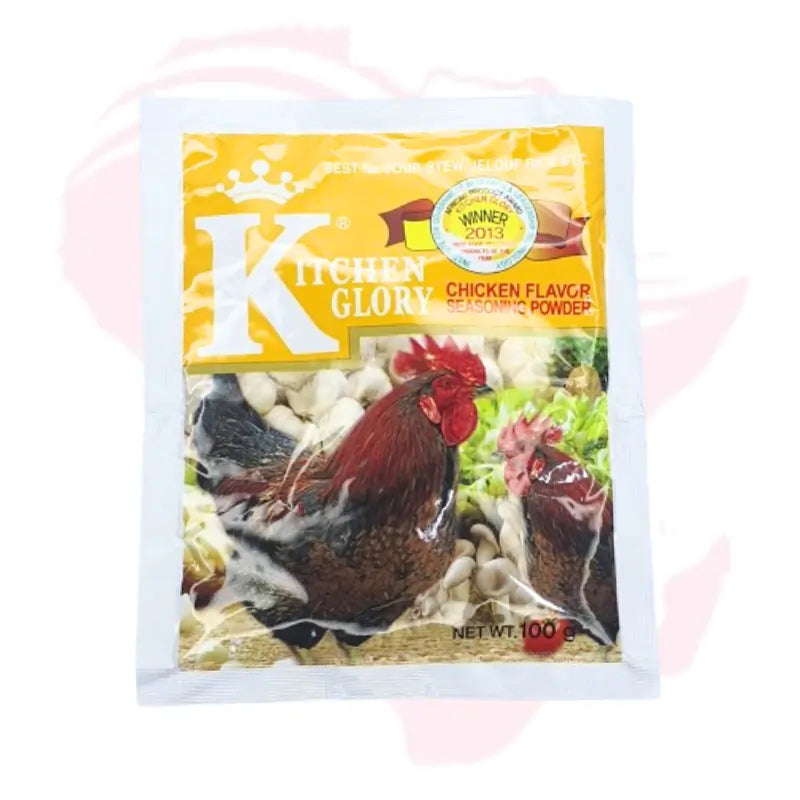 Kitchen Glory Chicken Flavor Seasoning Powder – Rich Chicken Taste for Soups, Stews & Rice Dishes (10g / 100g)
