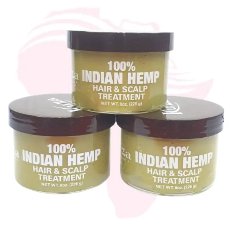 Kuza 100% Indian Hemp Hair & Scalp Treatment – 218g | Natural Moisturizer for Dry Hair & Scalp Health