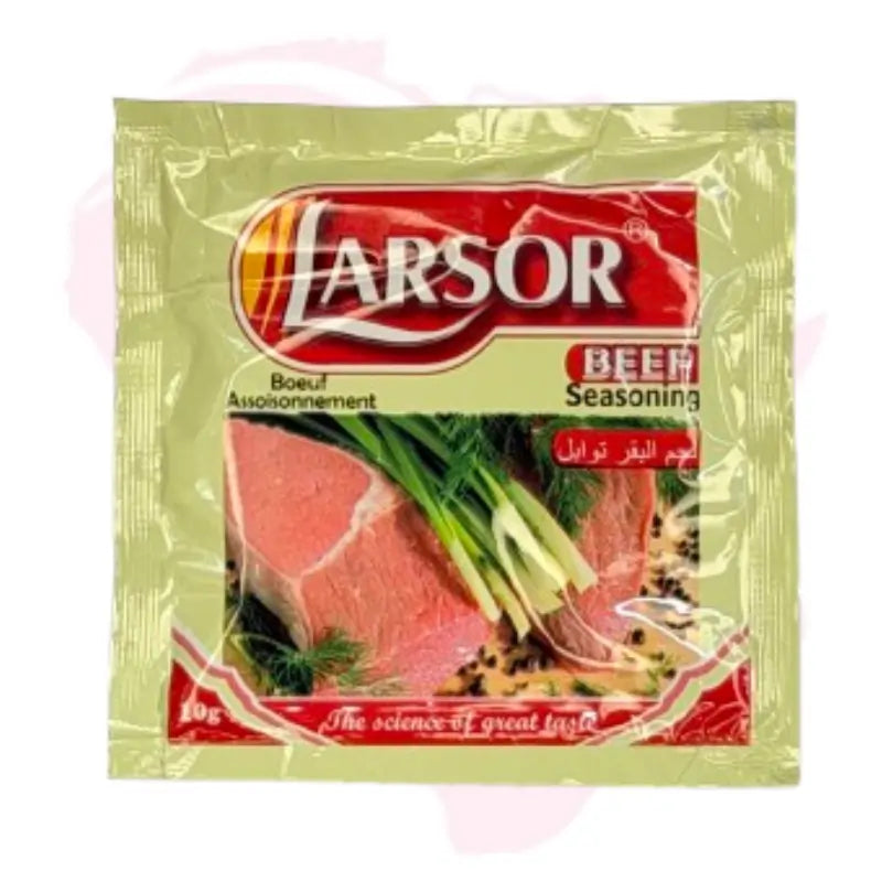 Larsor Beef Seasoning – 10g Savory Flavor Enhancer for Authentic African Soups, Stews & Marinades
