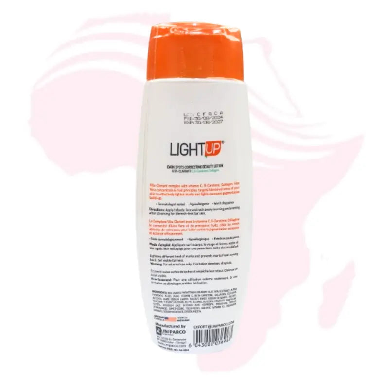 LightUp Dark Spots Correcting Whitening Beauty Lotion 400ml – Brightening & Even-Tone Body Lotion for Smooth, Radiant Skin