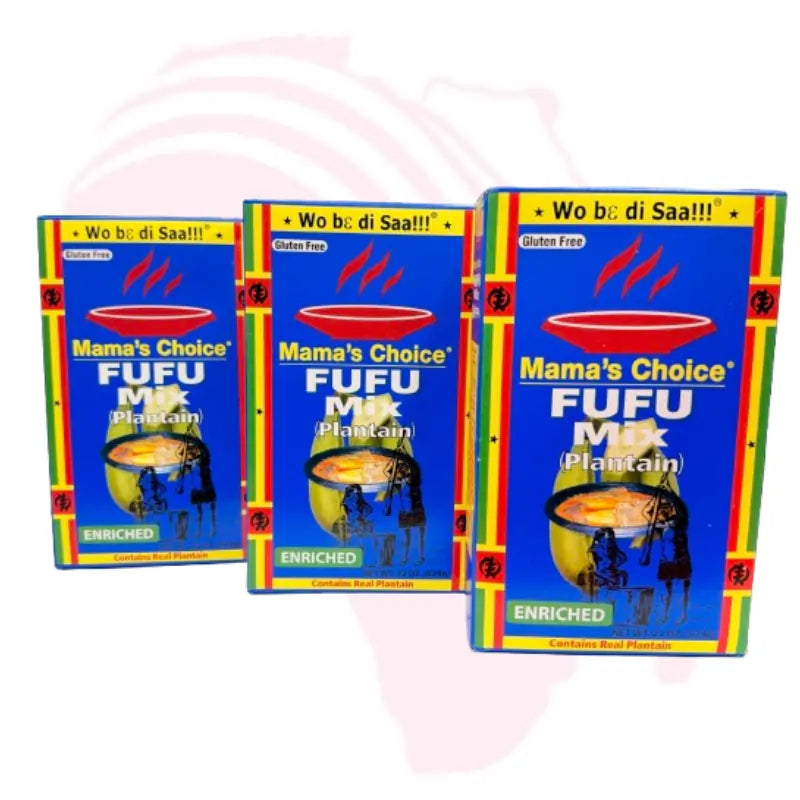 Mama’s Choice Fufu Mix (Plantain) – Gluten Free African Swallow | Smooth & Easy to Prepare