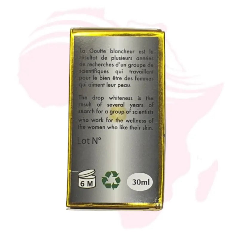 Goutte Blancheur Maney Drop Whiteness Accelerator 30ml – Dark Knuckle & Hyperpigmentation Corrector | Brightening Serum for Hands, Feet & Scars