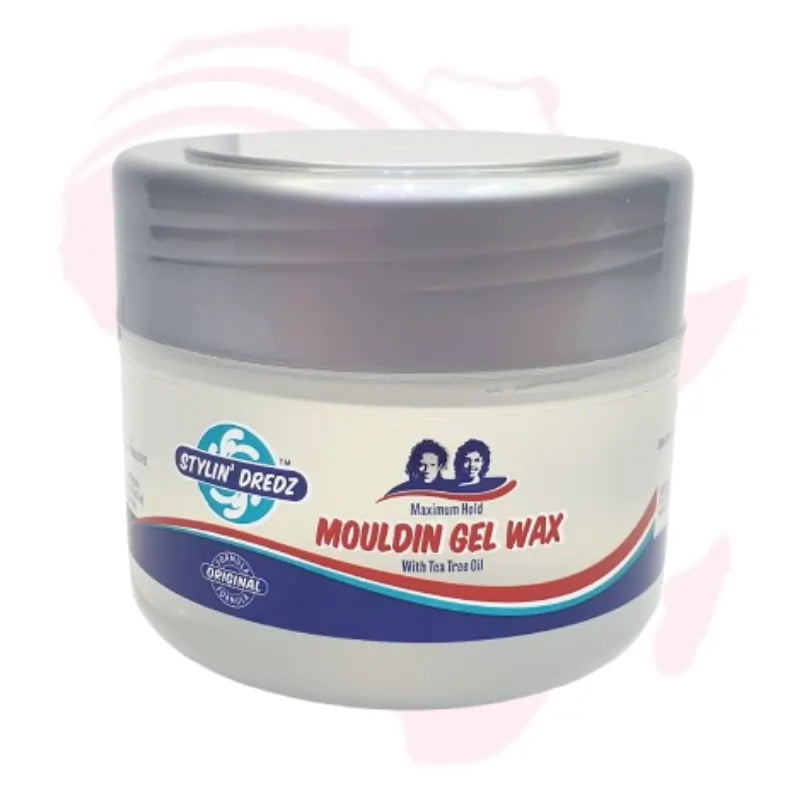 Stylin’ Dredz Mouldin’ Gel Wax Maximum Hold – Lock & Twist Gel for Dreadlocks and Natural Hair