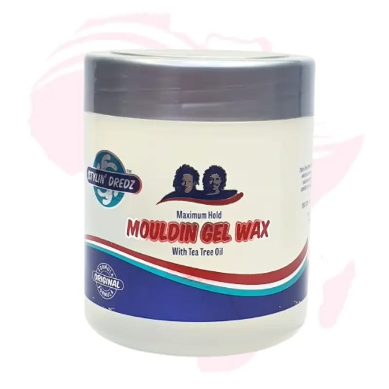 Stylin’ Dredz Mouldin’ Gel Wax Maximum Hold – Lock & Twist Gel for Dreadlocks and Natural Hair