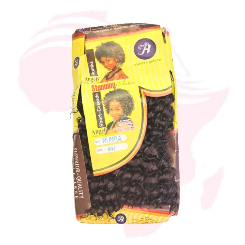 Angels Rumba Short Cascade Curly Hair Extensions – Soft Synthetic Curls