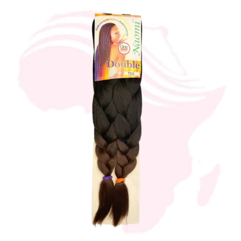 Naomi Double Braiding Hair – Soft Synthetic Jumbo Braid