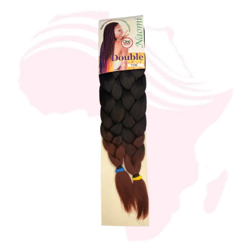 Naomi Double Braiding Hair – Soft Synthetic Jumbo Braid