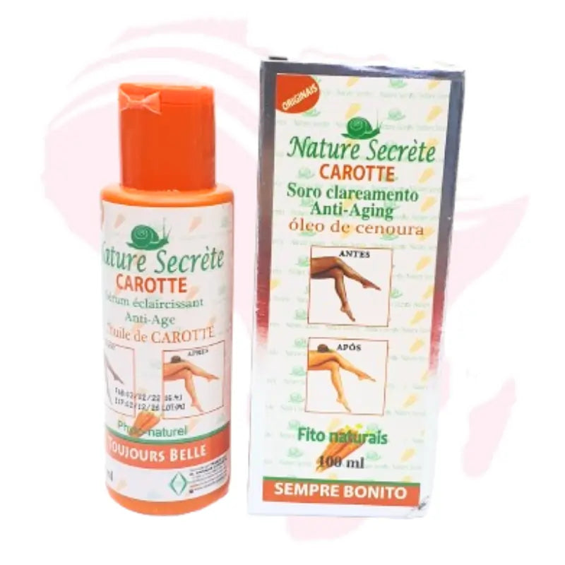Nature Secret Carotte Lightening Moisturizing Body Oil 100ml | Skin Brightening & Hydrating Oil