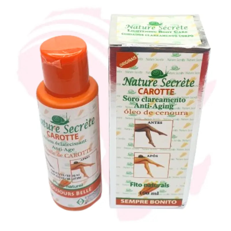 Nature Secret Carotte Lightening Moisturizing Body Oil 100ml | Skin Brightening & Hydrating Oil
