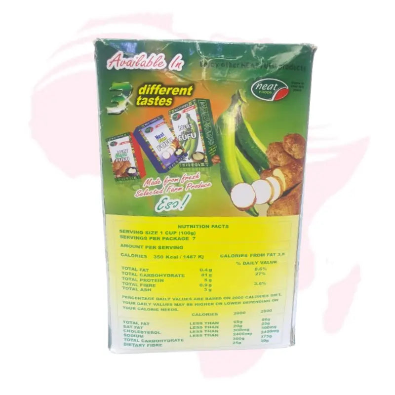 Neat Plantain Fufu 700g – Authentic Ghanaian Fufu Flour | Buy in Dubai