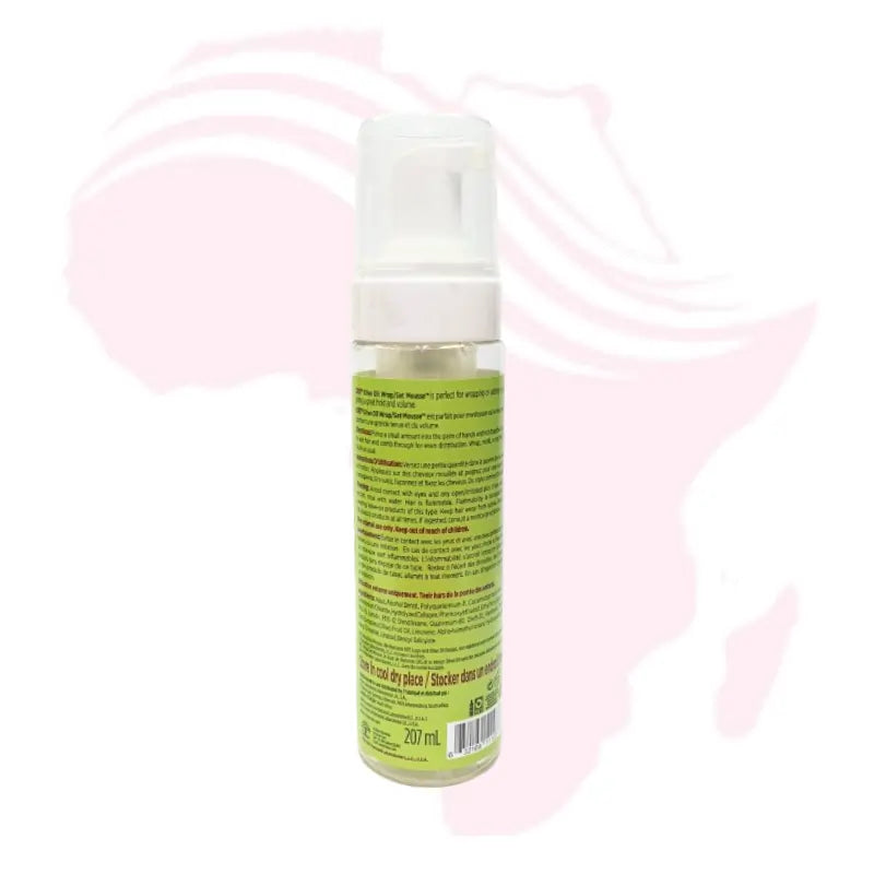 ORS Olive Oil Wrap/Set Mousse 7 fl oz (207ml) – Nourishing Styling Foam for Wraps, Sets & Curls