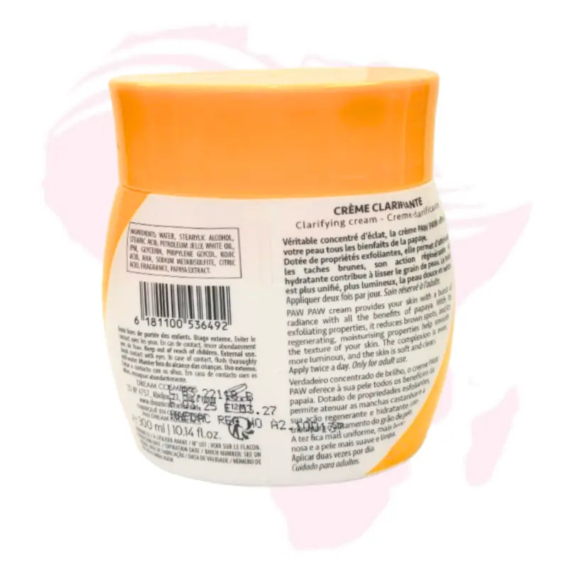 PAW PAW Papaya Clarifying Cream (300ml) – Intensive Skin Brightening & Dark Spot Remover with Vitamin E