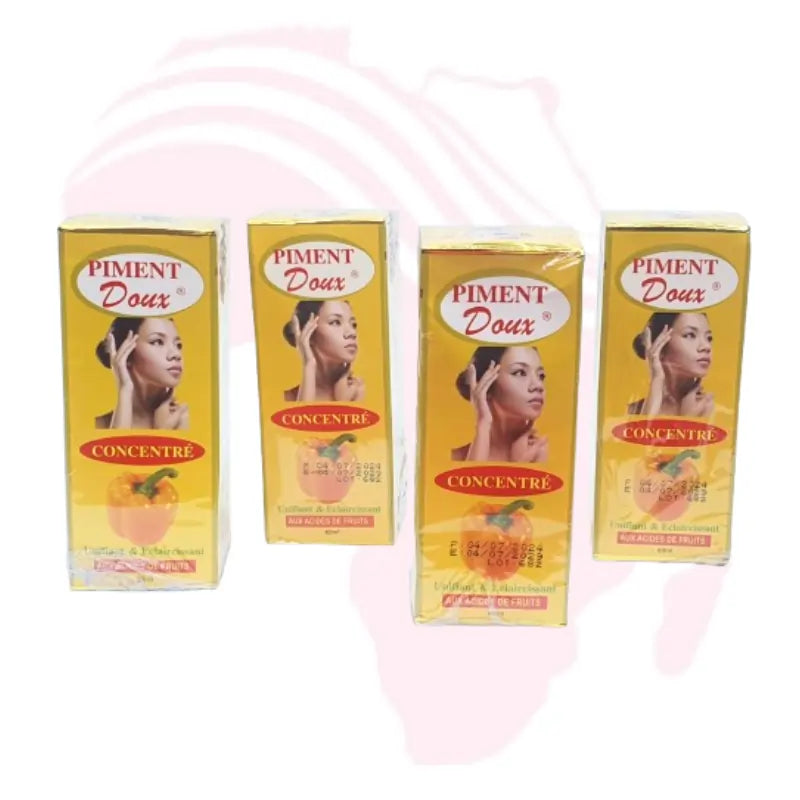Piment Doux Concentré Éclaircissant 60ml – Unifying & Brightening Serum with Fruit Acids for Glowing Skin