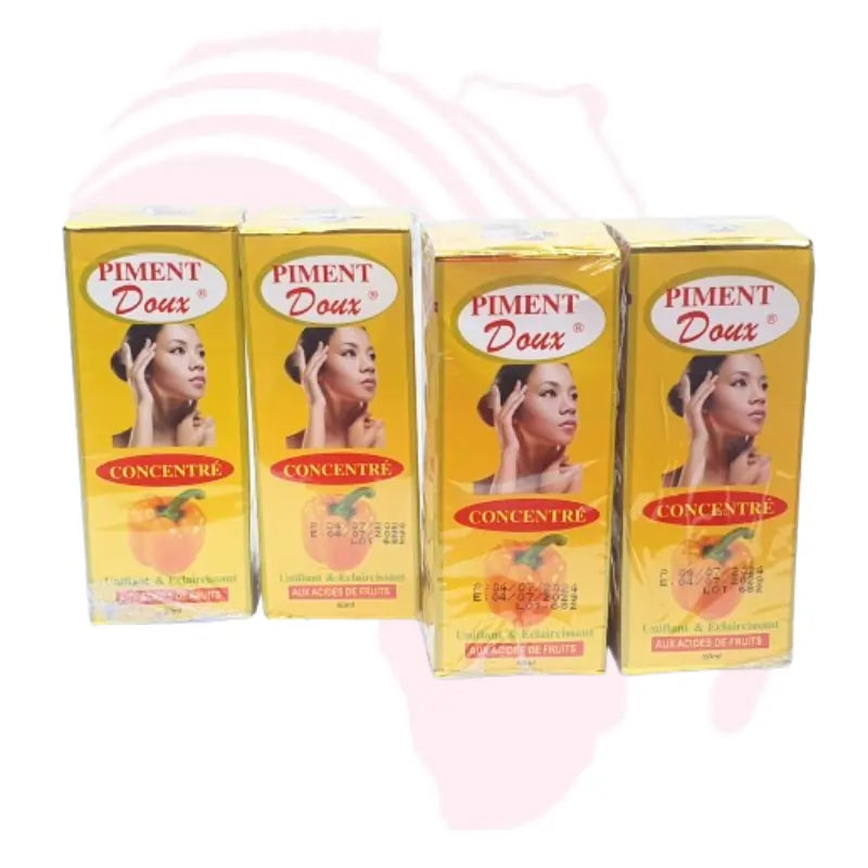 Piment Doux Concentré Éclaircissant 60ml – Unifying & Brightening Serum with Fruit Acids for Glowing Skin