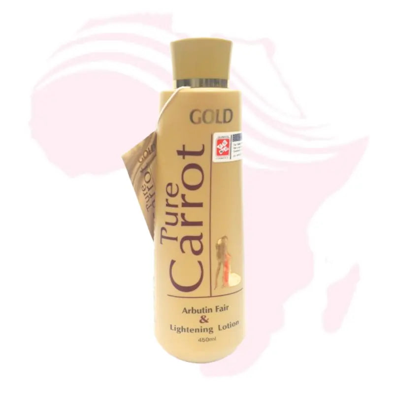 Pure Carrot Gold Arbutin Fair & Lightening Lotion 450ml – Brightening Body Lotion with Carrot Oil