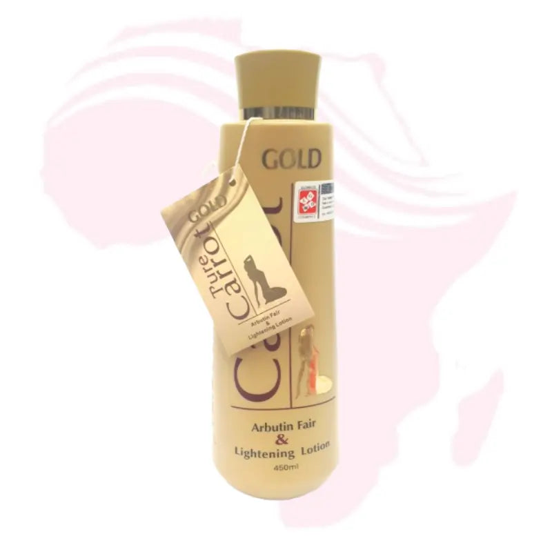 Pure Carrot Gold Arbutin Fair & Lightening Lotion 450ml – Brightening Body Lotion with Carrot Oil