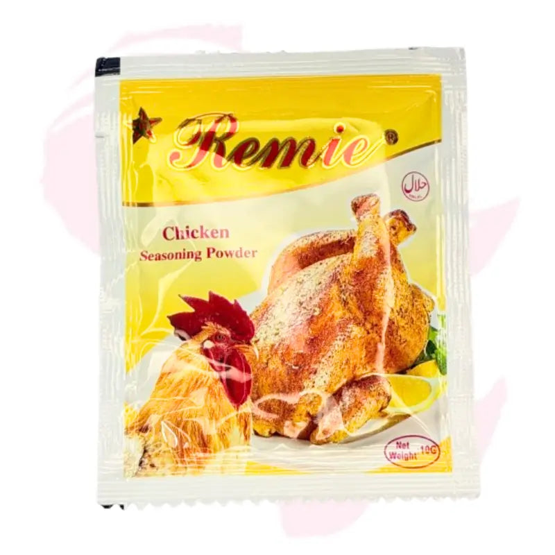 Remie Chicken Seasoning Powder – 10g Halal Certified Flavor Enhancer for Soups, Stews & Savory Dishes