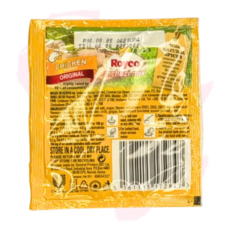 Royco Mchuzi Mix Chicken Flavour (8g) – Original Powdered Seasoning with Natural Spices for Authentic Flavor