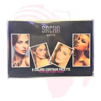 Sacha Matte 8 Colors Contour Palette – Professional Face Contour & Highlight Kit