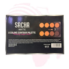 Sacha Matte 8 Colors Contour Palette – Professional Face Contour & Highlight Kit