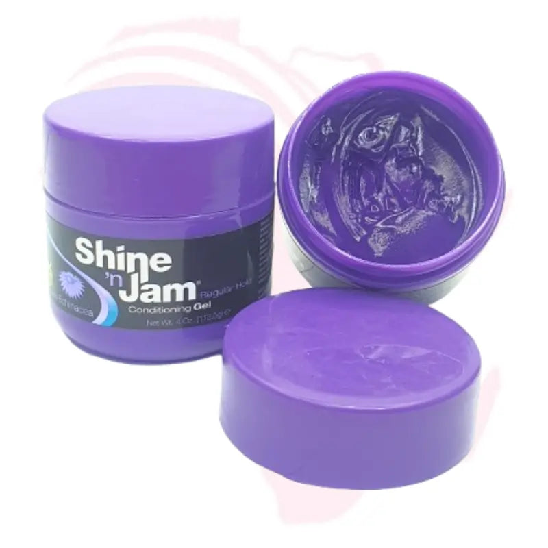 Shine 'n Jam Regular Hold Conditioning Gel – Smooth & Shiny Styling Gel for Natural and Relaxed Hair (120ml / 4oz)