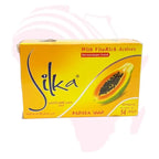 Silka Papaya Herbal Whitening Soap with VitaRich Actives – Brightening & Smoothing Skin Bar, 135g