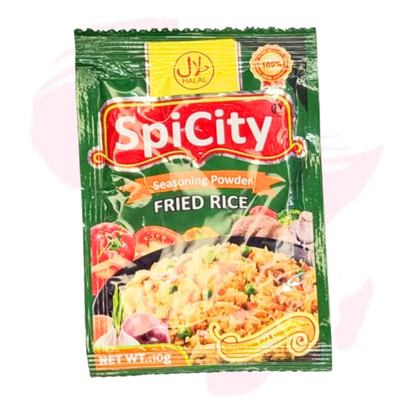 SpiCity Fried Rice Seasoning Powder – 10g Halal Certified Spice Blend for Authentic Fried Rice & Vegetable Stew
