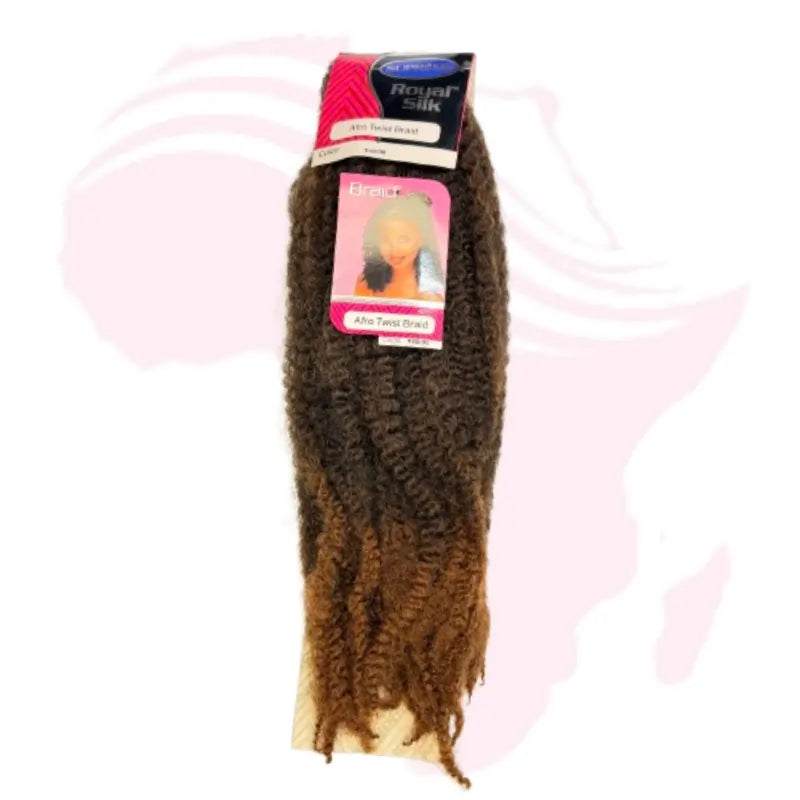 Supreme Royal Silk Afro Twist Braid – Kinky Textured Synthetic Hair for Marley & Afro Twists