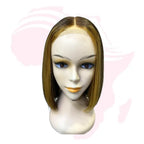 Vietnam Bone Straight Human Hair Bob Wig – 2×6 Closure, 10 Inches