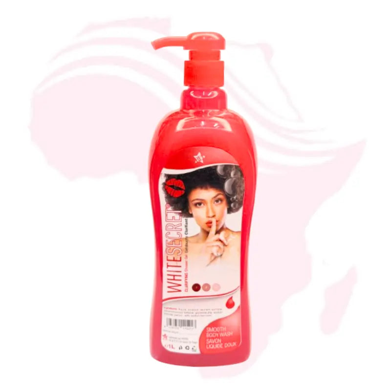 White Secret Lightening Smooth Body Wash 1000ml – Brightening & Deep Cleansing Shower Gel