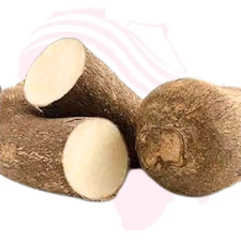 Fresh West African Yam – Natural Starchy Root Vegetable for Pounding, Boiling & Frying